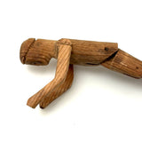 Small Greenland Inuit Wooden Articulated Figure with Sinew Tied Shoulders
