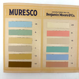 Benjamin Moore Muresco Paint Colors Sampler, 1920s