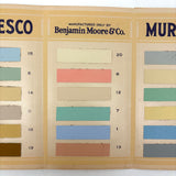 Benjamin Moore Muresco Paint Colors Sampler, 1920s