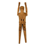 Small Greenland Inuit Wooden Articulated Figure with Sinew Tied Shoulders