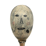Fabulous Antique Darner with Painted Face
