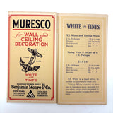 Benjamin Moore Muresco Paint Colors Sampler, 1920s