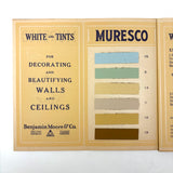 Benjamin Moore Muresco Paint Colors Sampler, 1920s