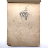 AUCTION: c.1900 WIlliam A. Spengler, Freeport, IL Sketchbook (Closing May 24, 4pm et)