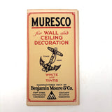 Benjamin Moore Muresco Paint Colors Sampler, 1920s