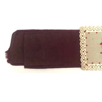 MIZPAH, 19th C. Punch Paper Embroidery on Ribbon