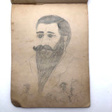 AUCTION: c.1900 WIlliam A. Spengler, Freeport, IL Sketchbook (Closing May 24, 4pm et)