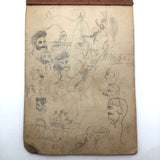 AUCTION: c.1900 WIlliam A. Spengler, Freeport, IL Sketchbook (Closing May 24, 4pm et)