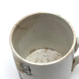 Wonderful and Very Rare Early 19th c. Transferware Child's Cup: LION