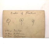 Antique Mounted Photo of Three Smiling Young Presumed African American Women (Named on Reverse)