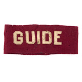 SOLD Old Wool Felt GUIDE Armband