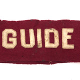 SOLD Old Wool Felt GUIDE Armband
