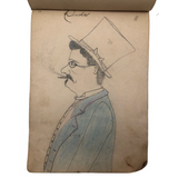 AUCTION: c.1900 WIlliam A. Spengler, Freeport, IL Sketchbook (Closing May 24, 4pm et)