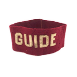 SOLD Old Wool Felt GUIDE Armband