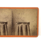 Trout on Table: Striking c. 1880s Stereoview, Charles E. Smith Vermont