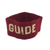 SOLD Old Wool Felt GUIDE Armband