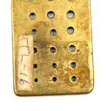 Satisfying Old Brass Pin Drill Gauge