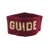SOLD Old Wool Felt GUIDE Armband