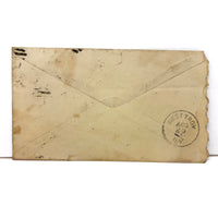 Jackson (Early) Refrigerator Advertising Cover to "Meat Market", W. Troy, 1883, with Fancy Cancellations