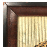 Stalking Leopard: 18th/19th Century Silk Needlepoint Against Pale Green Ground