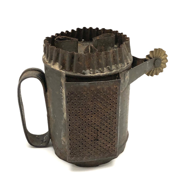 Brilliant Old "Make Do" Soldered Tin Baker’s Cup