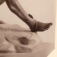 Giacomo or Carlo Brogi c. 1880 Albumen Print of Seated Hermes (Mercurio) at Naples Museum