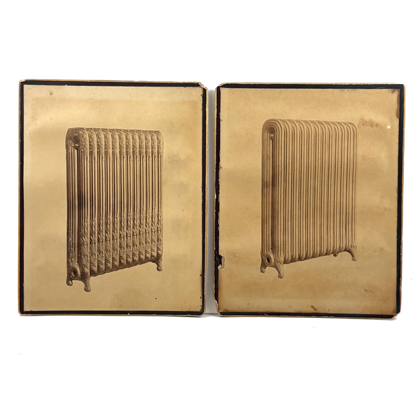 Salesman's Pair of Mounted Radiator Photos, c 1910s