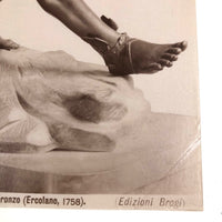 Giacomo or Carlo Brogi c. 1880 Albumen Print of Seated Hermes (Mercurio) at Naples Museum