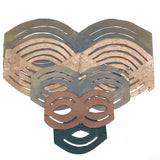 Another Lovely Lot of Old Hand-cut Cut Quilting Patterns, with Good Mends