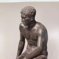 Giorgio Sommer c. 1880 Albumen Print of Seated Hermes (Mercurio) at Naples Museum