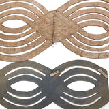 Another Lovely Lot of Old Hand-cut Cut Quilting Patterns, with Good Mends