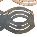 Another Lovely Lot of Old Hand-cut Cut Quilting Patterns, with Good Mends