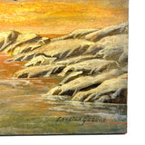 Completely Luminous c. 1920s-30s Oil on Wood Panel,  F. Norton Genser