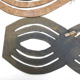 Another Lovely Lot of Old Hand-cut Cut Quilting Patterns, with Good Mends