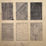 Slow Line Strokes, Satisfying (and a bit Raymond Pettibon-esque) Ink on Board Drawing