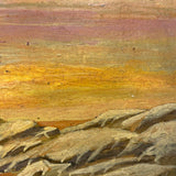 Completely Luminous c. 1920s-30s Oil on Wood Panel,  F. Norton Genser