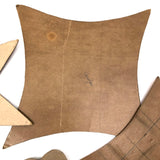 Another Lovely Lot of Old Hand-cut Cut Quilting Patterns, with Good Mends