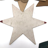 Another Lovely Lot of Old Hand-cut Cut Quilting Patterns, with Good Mends