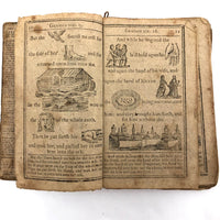 Super Rare c. 1796 Hieroglyphic Bible for the Amusement & Instruction of Children (some losses)
