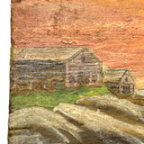 Completely Luminous c. 1920s-30s Oil on Wood Panel,  F. Norton Genser