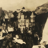 Man with His Folk Art Wonderland, Old Snapshot