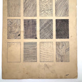 Slow Line Strokes, Satisfying (and a bit Raymond Pettibon-esque) Ink on Board Drawing
