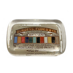 Burgess, Fobes & Co. Portland, Liquid Paint Antique Advertising Paperweight, c. 1890s