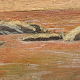 Completely Luminous c. 1920s-30s Oil on Wood Panel,  F. Norton Genser