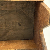 19th Century Primitive Pine Stool with Wonderful Pieced and Appliquéd Woolen Cover