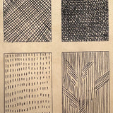 Slow Line Strokes, Satisfying (and a bit Raymond Pettibon-esque) Ink on Board Drawing