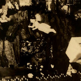 Man with His Folk Art Wonderland, Old Snapshot