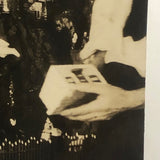 Man with His Folk Art Wonderland, Old Snapshot