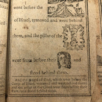 Super Rare c. 1796 Hieroglyphic Bible for the Amusement & Instruction of Children (some losses)