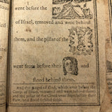 Super Rare c. 1796 Hieroglyphic Bible for the Amusement & Instruction of Children (some losses)